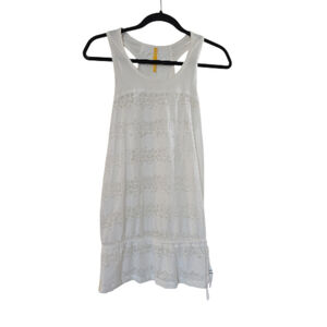 Lole White Tank Top Size Small Cheer Razorback